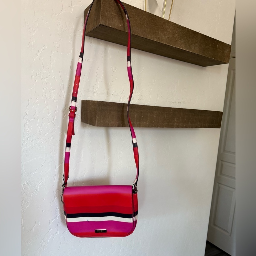 Kate Spade|Limited Edition Stacy Lauren Way Bonita Stripe Crossbody Bag•••As Is* - Picture 2 of 16